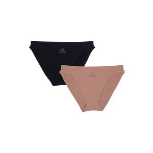 Adidas Women's Seamless Micro Stretch Underwear Bikini Panty - 2 Pack